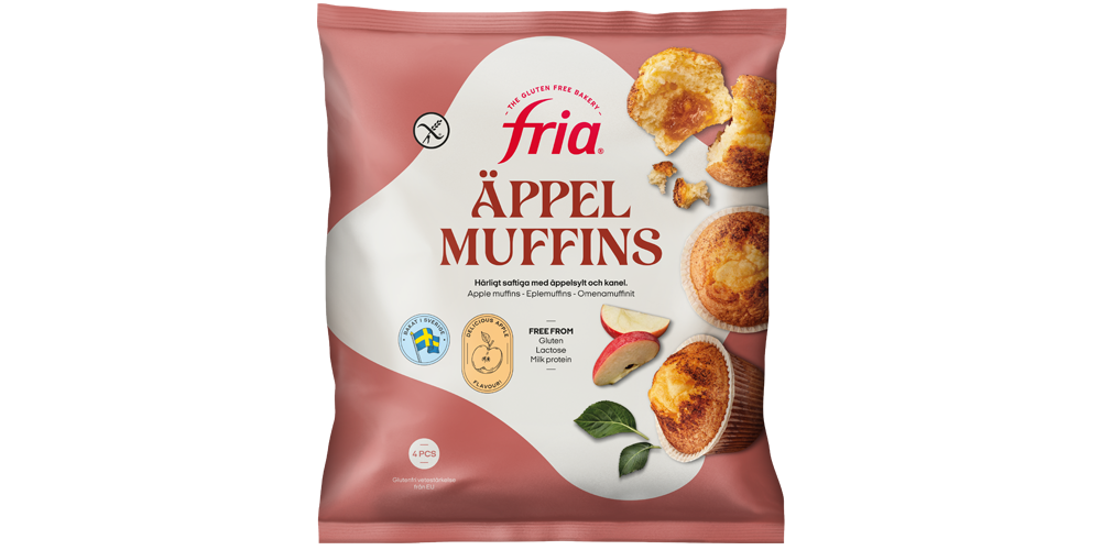 Glutenfria Appelmuffins