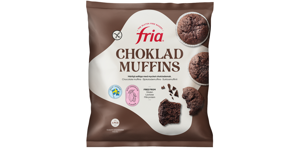 Glutenfria Chokladmuffins