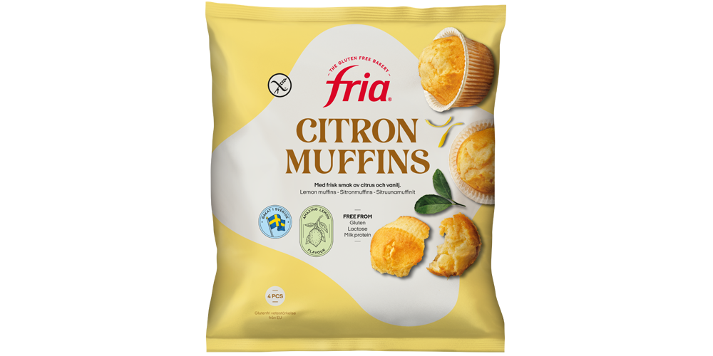Glutenfria Citronmuffins