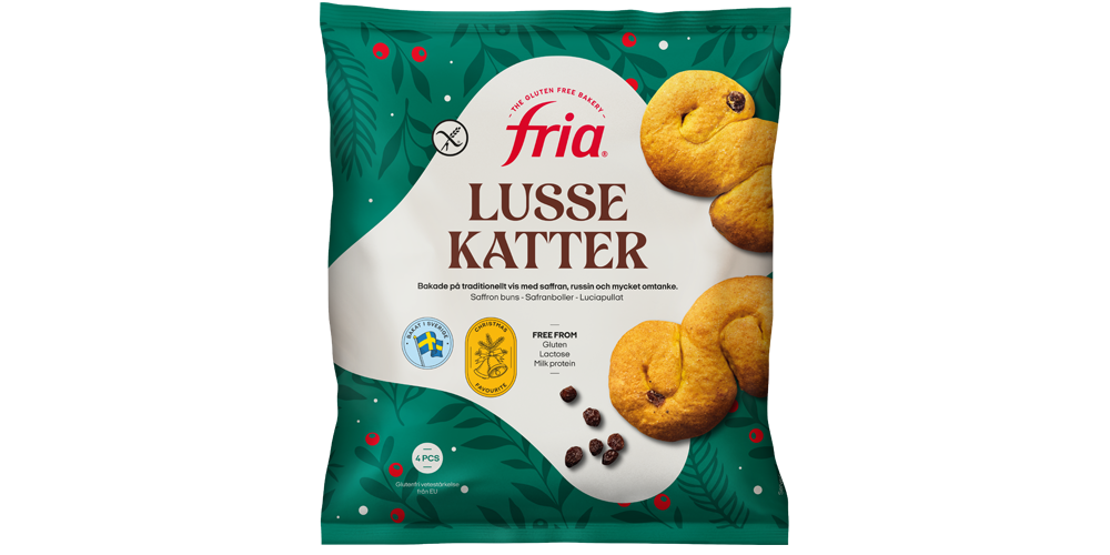 Glutenfria Lussekatter