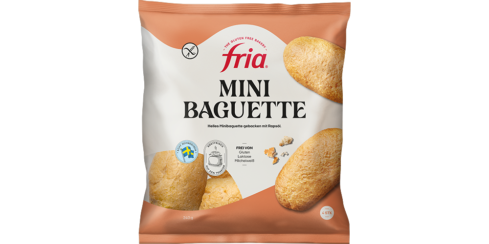 Glutenfreies Mini-Baguette