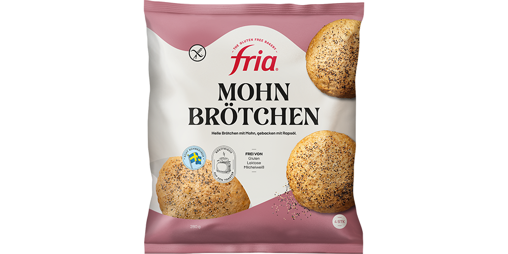 Glutenfreies mohnbrötchen