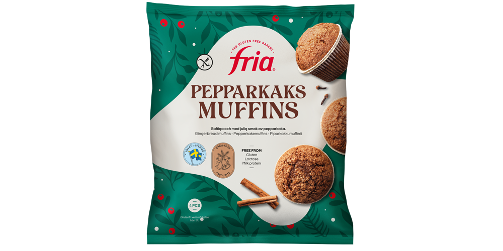 Glutenfria Pepparkaksmuffins