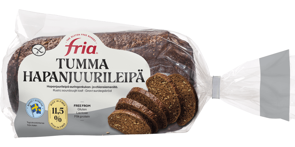 Gluteeniton Hapanjuurileip Fria