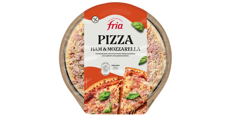 Glutenfri Pizza Ham & Mozzarella