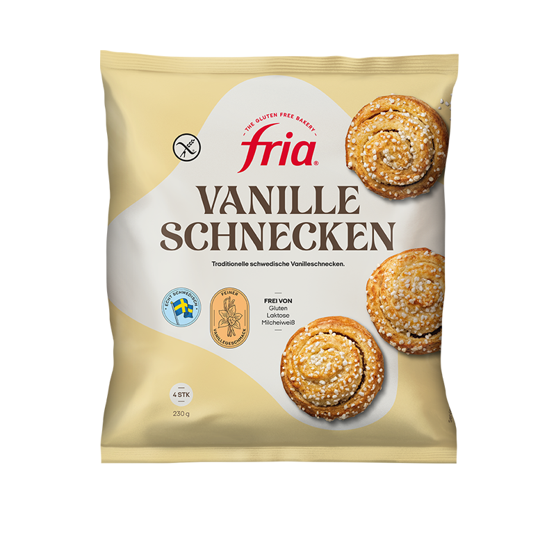 Glutenfreie Vanilleschnecken