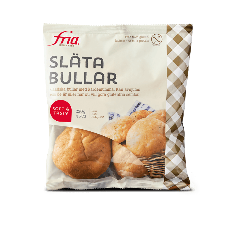 Gluten-free plain buns Fria