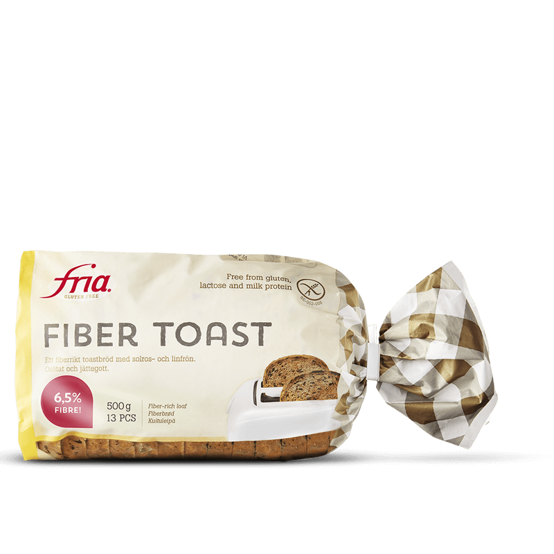 Gluten-free fibre-rich toast Fria
