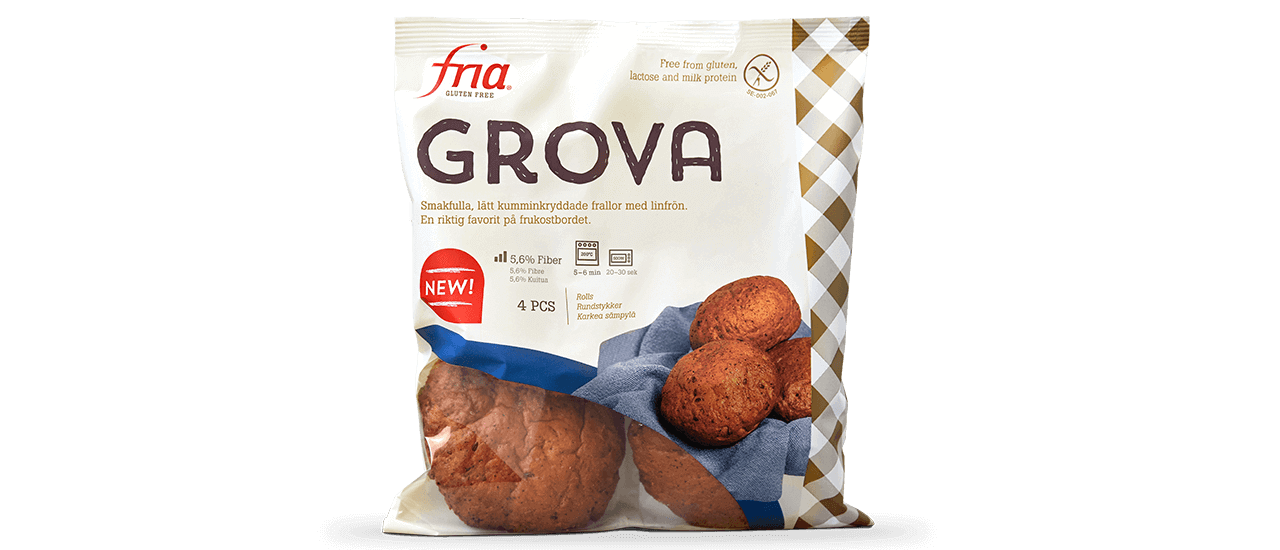 Gluten-free grova roll Fria