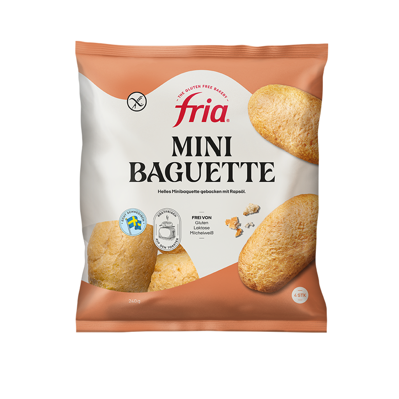 Glutenfreies Mini-Baguette